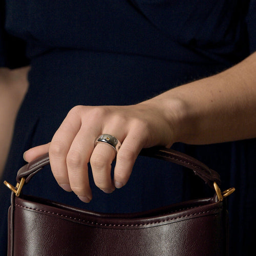 Bague 52 Bague jonc et diamants 58 Facettes VILLEF0149