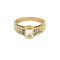 Bague 55 Bague solitaire en or jaune et diamants 58 Facettes SNA1729X2