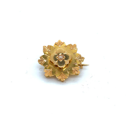 Broche Petite Broche Napoléon III or jaune 58 Facettes