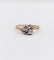 Bague toi et moi or rose, diamants taille ancienne (circa 1900) 58 Facettes A06235