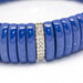 Bracelet Bracelet JARRETIERE Céramique Bleu Diamants 58 Facettes D362071SO