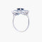 Bague 51 Bague Fleur Saphirs Diamants 58 Facettes AB 214