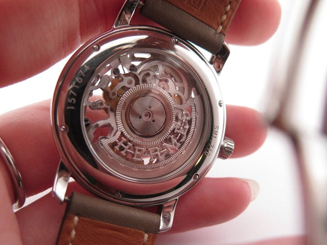 Montre montre HERMES sesame gm squelette sm1.710 36 mm automatique 58 Facettes 268223