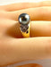 Bague 52 Bague or jaune, perle de Tahiti et diamants 58 Facettes AB444