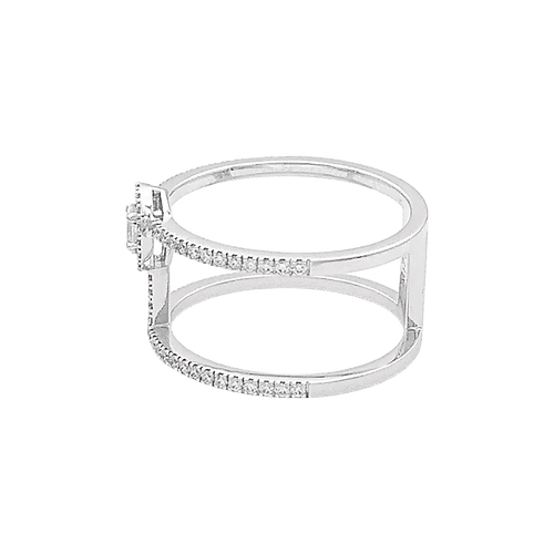 Bague 52 Bague Messika "Glam'Azone" or blanc, diamants. 58 Facettes 34579