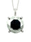 Collier CHOPARD. Collier "Joaillerie" en or blanc 18K, diamants et chrome 58 Facettes