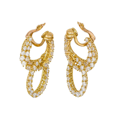 Boucles d'oreilles Piaget Boucles d'oreilles  Or jaune Diamant 58 Facettes 3471586CN