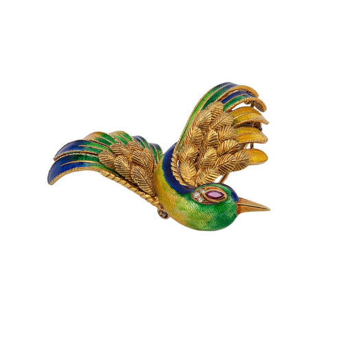 Broche MAUBOUSSIN - BROCHE OISEAU 58 Facettes