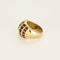 Bague 55 Bague en or jaune et rubis 58 Facettes RAM3261