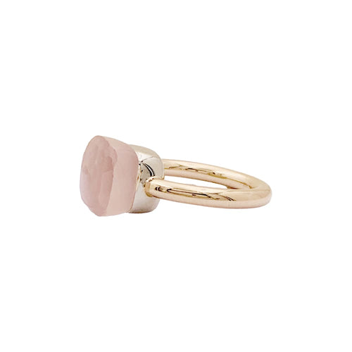 Bague 49 Bague Pomellato, "Nudo Classic", or rose et quartz rose. 58 Facettes 35131
