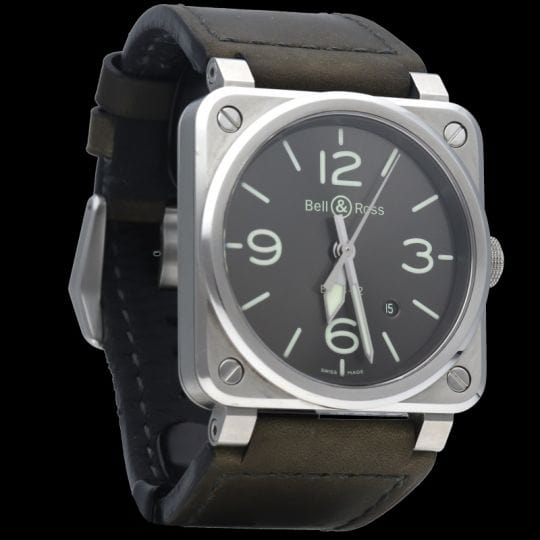 Montre Bell&Ross Montre Br 03-92 Grey Lum 58 Facettes MT39927