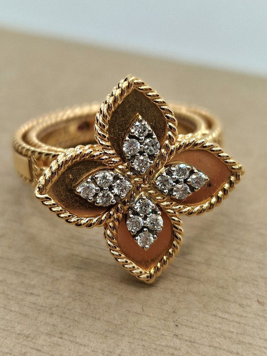 Roberto Coin - Bague Fleur Diamants