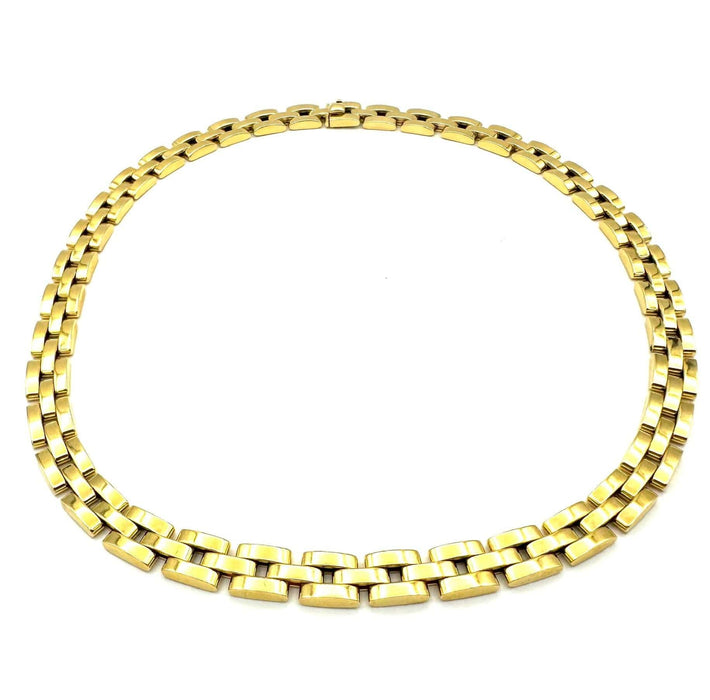 Collier CARTIER. Collection "Panthère", collier en or jaune 18K (Full Set) 58 Facettes