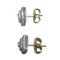 Boucles d'oreilles Boucles d’oreilles rubis et diamants en or blanc et jaune 18k 58 Facettes PE649