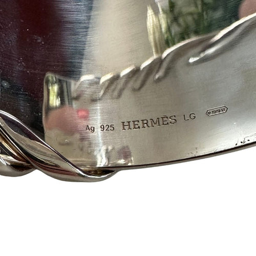 Bracelet HERMÈS - Bracelet manchette - en argent 58 Facettes