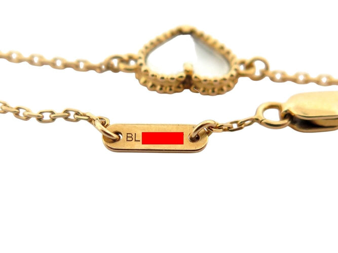 Bracelet bracelet VAN CLEEF & ARPELS sweet hts nacre 17-18cm or jaune 18k 58 Facettes 270523
