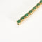 Bracelet Bracelet en or jaune et émeraudes 58 Facettes RSY0381