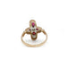 Ring 53 Ring 2 Golds, Diamonds and Garnets 58 Facettes 240111R