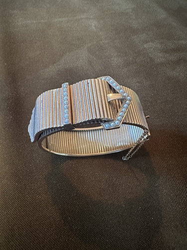 Bracelet Bracelet manchette Art Déco 1930 or rose et perles de culture 58 Facettes