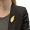 Broche Broche feuille or jaune. 58 Facettes 35281