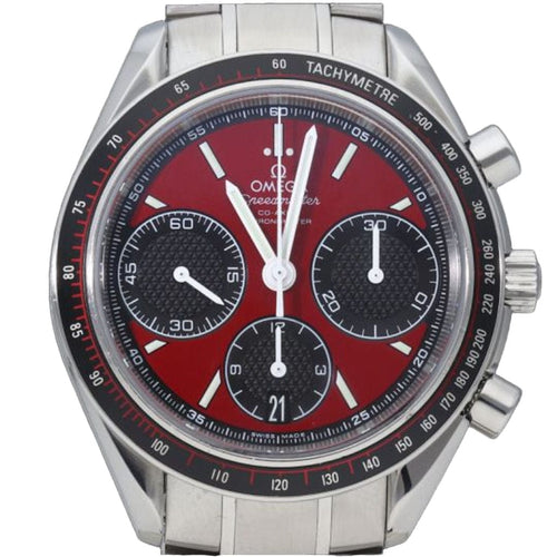 Montre Montre Omega Speedmaster Racing Chronographe Cadran Rouge Co-Axial 40 mm 58 Facettes MT41853