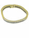 Bracelet Bracelet Tennis certifié HRD en or jaune et blanc avec diamants 58 Facettes