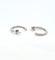 Boucles d'oreilles Boucles d’oreilles créole or blanc et diamants 58 Facettes