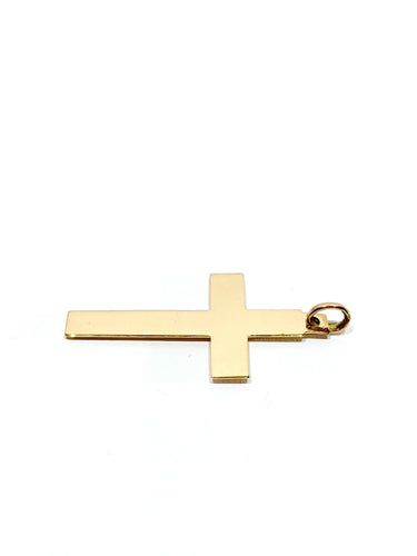 Pendentif Croix en or rose 58 Facettes