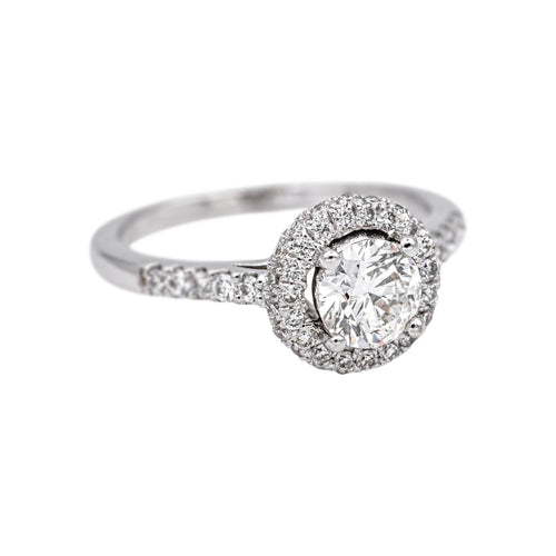 Bague Solitaire  Or blanc Diamant