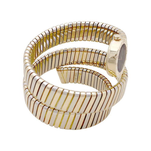 Montre Montre Bulgari, "Tubogas BB 19", deux ors. 58 Facettes 35046