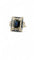 Bague 51 Bague ancienne en platine diamants et saphirs 58 Facettes