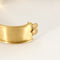 Bracelet Bracelet rigide or jaune et améthystes 58 Facettes PL05