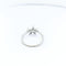 Bague 48 Bague florale en or blanc et diamants 58 Facettes 30091