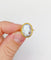 Bague 51 Bague antique or jaune 14k camée sur agate 58 Facettes A06168