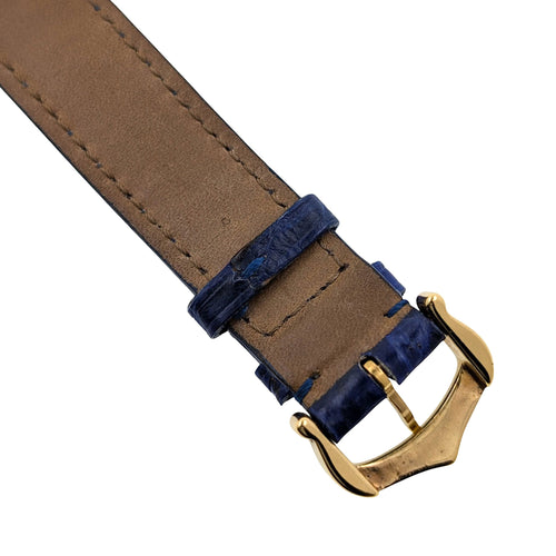 Montre Cartier Ellipse Paris Dial 78091 Large Model GM LM circa 1973 18k Yellow Gold 58 Facettes