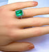 Ring 51 5,32 carat emerald and diamond ring 58 Facettes AB303