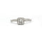 Bague 51 Bague - Or blanc et diamants 58 Facettes 1146