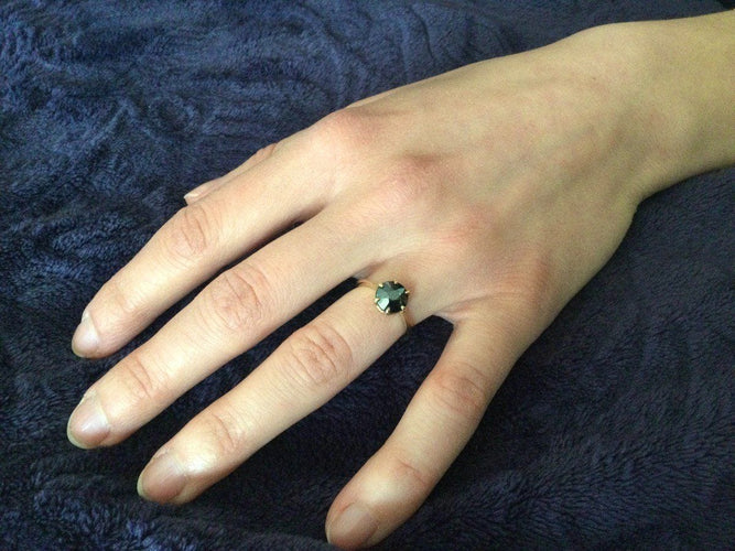 Bague 47 Bague Or Hématite 58 Facettes