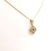 Necklace Necklace in yellow gold and diamonds 58 Facettes