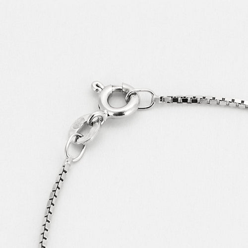 Collier Chaîne et pendentif fer à cheval en or blanc et diamants 58 Facettes B240747