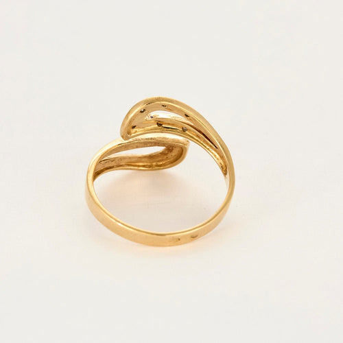 Bague 54 Bague Toi et Moi en or rose 58 Facettes LP1228/10