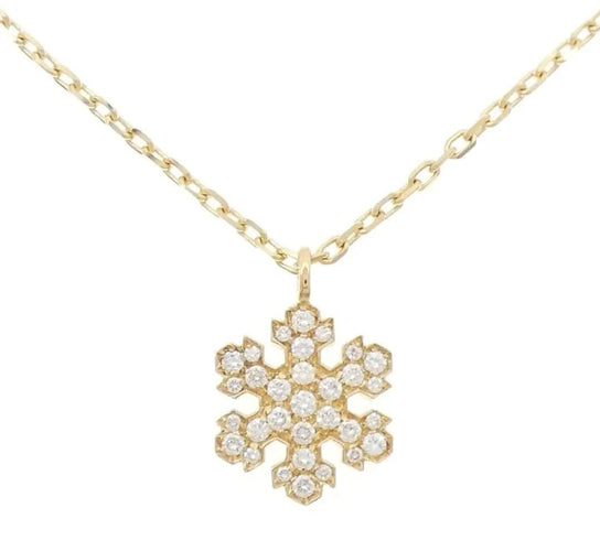 Collier Collier Bulgari Flocon de Neige en or jaune et diamants 58 Facettes 21300