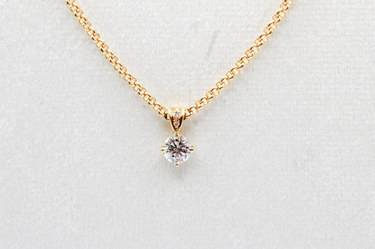 Pendentif Pendentif or jaune, diamants 58 Facettes 240306