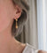 Boucles d'oreilles Boucles d’oreilles dormeuses pendantes deux ors XIXe 58 Facettes