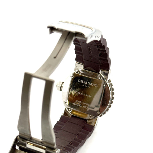 Montre Montre Chaumet class one saphirs roses et diamants 58 Facettes