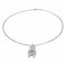 Collier Chopard Collier   Happy Diamond  Or blanc Diamant 58 Facettes 4376974CN