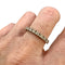 Bague 55 Bague cinquillo au design contemporain en or et diamants 58 Facettes Q486