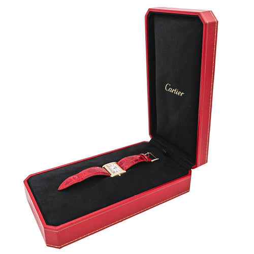 Montre Cartier Montre Tank Divan Or jaune Diamant 58 Facettes 4551671RV