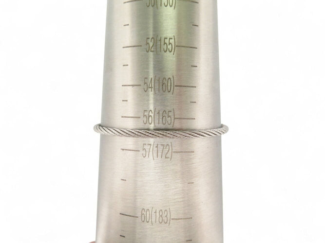 Bracelet vintage bracelet FRED force 10 t17 cable en acier & manille or jaune 18k 58 Facettes 269964