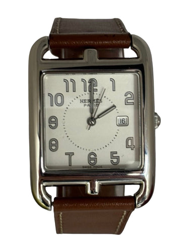 Montre Hermès - Montre Cape Cod Grand Modèle en acier 58 Facettes